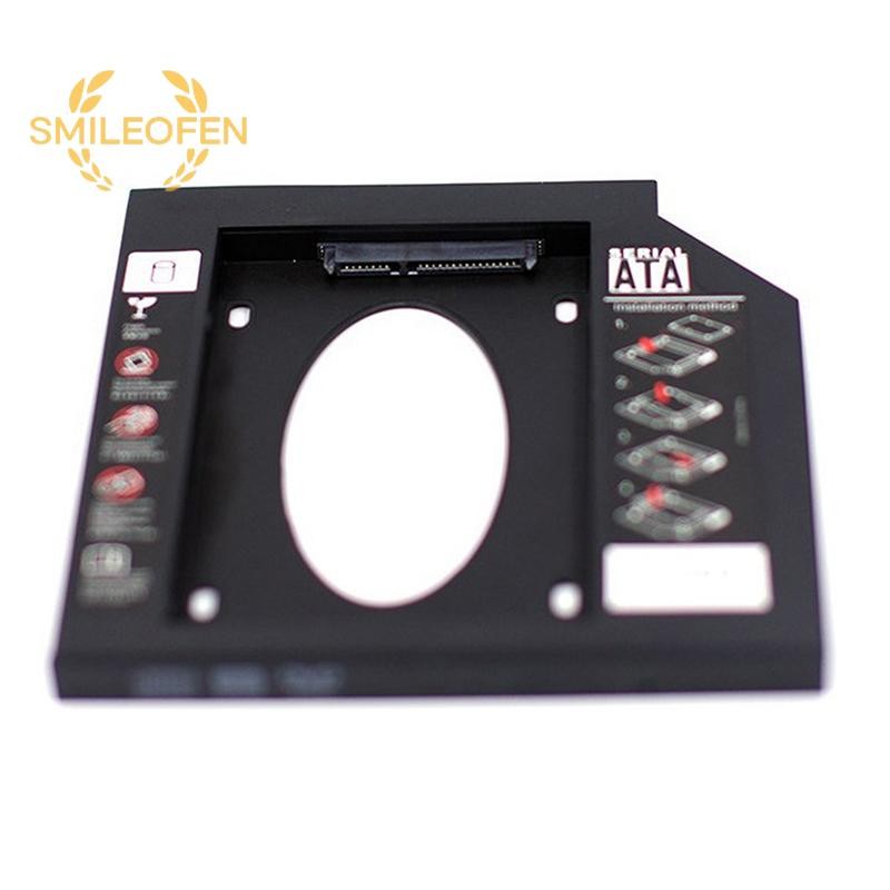 [Smileofen] พลาสติก 9.0 มม.9.5 มม.12.7 มม.HDD Caddy SATA 3.0 ฮาร์ดดิสก์ไดรฟ์ SSD กล่องสําหรับแล็ปท็อ