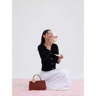 AIIZ เสื้อคาร์ดิแกนผู้หญิง ผ้าขน AIIZ Women's Fluffy Cardigan