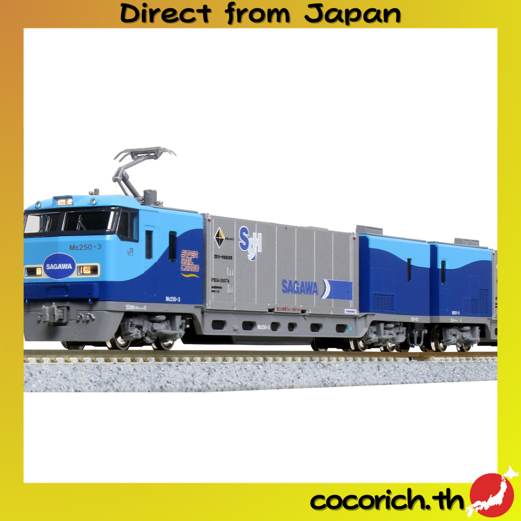 ชุดโมเดลรถไฟ KATO N-Scale M250 Series Super Rail Cargo พร้อมคอนเทนเนอร์ U50A 4 ชิ้น สุดคุ้มสำหรับนัก