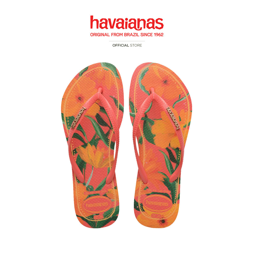 HAVAIANAS รองเท้าแตะ Slim Tropical Flip Flops ORANGE 41221119260F_H4PIXX