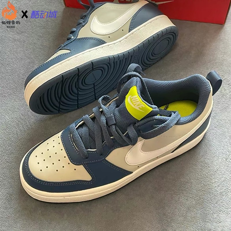 Fox House Nike Court Low 2 รองเท้าลำลองสีกรมท่าสำหรับผู้ใหญ่ bq5448-016