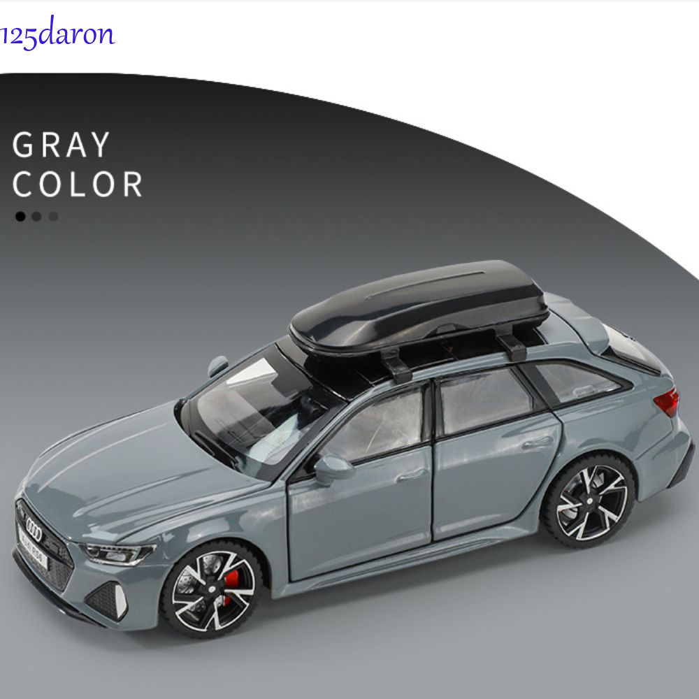 DARON1 Audi Alloy Car Model,Diecast Alloy Audi RS6 Toy Car Model, Model Vehicle Collection ความทนทาน