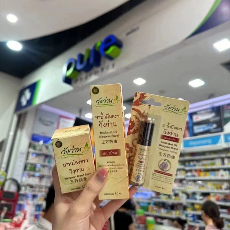 Original Thai wangwan Wang Wan Oil Refreshing Relieveress Massage Oil 8CC Roll-On จัดส่งฟรี 10.10.3O