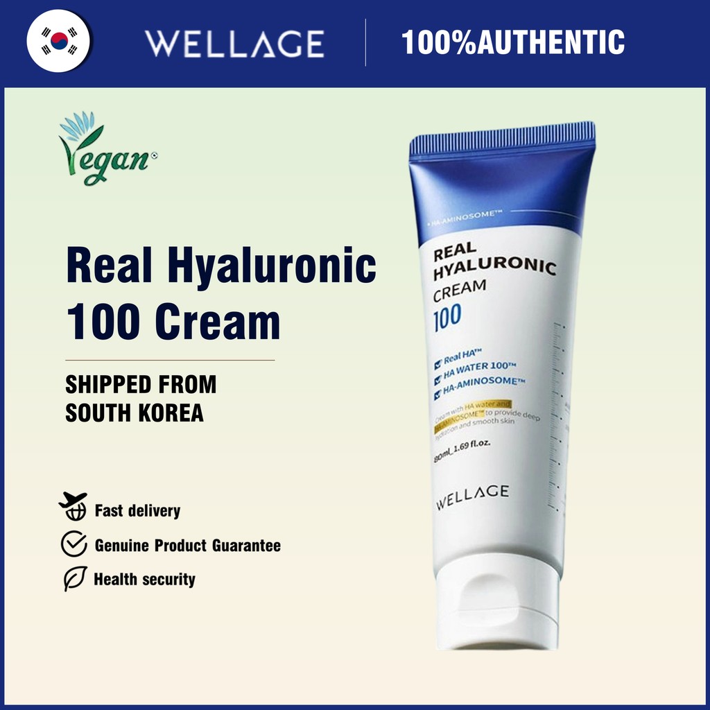 [WELLAGE] Real Hyaluronic 100 Cream 80ml