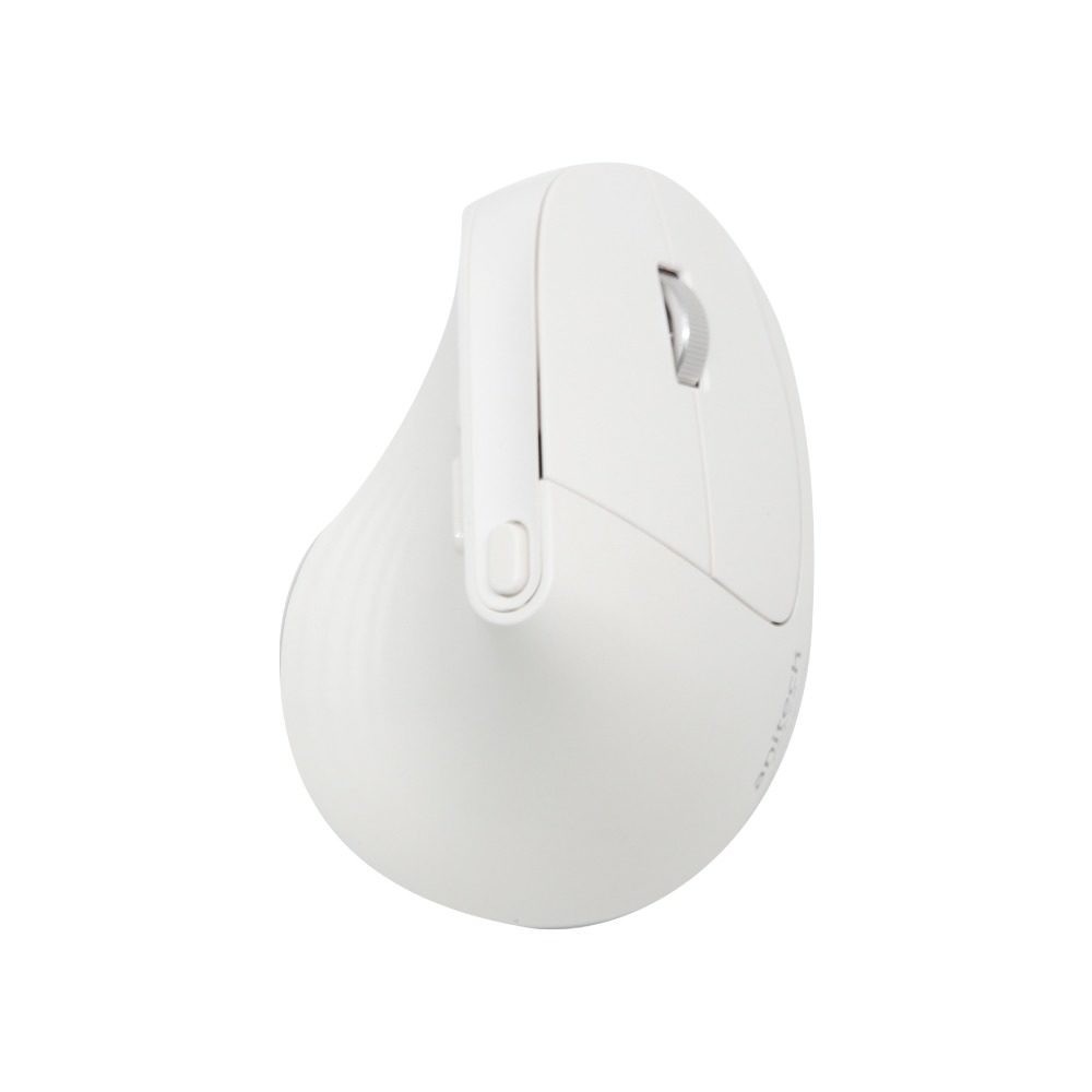 ANITECH เม้าส์ไร้สาย รุ่น W230 WHITE MOUSE WIRELESS & BLUETOOTH เม้าส์เพื่อสุขภาพ ประกัน 2 ปี