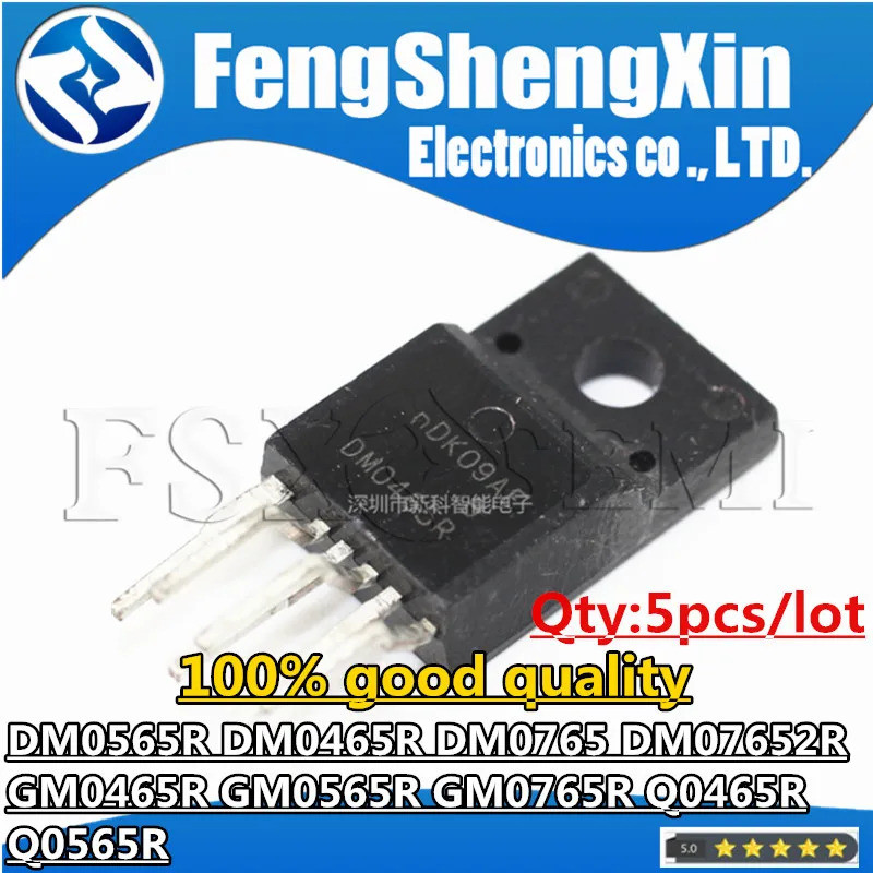 5 ชิ้นแพคเกจ DM0565R DM0465R DM0765R DM07652R GM0465R GM0565R GM0765R Q0465R Q0565R TO-220F