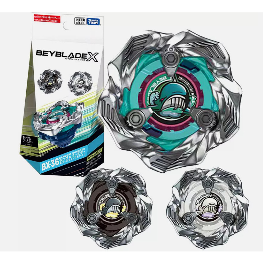 TAKARA TOMY Whale Wave ครบชุด Booster GT Beyblade X BX-36 ใหม่อย่างเป็นทางการ bx36