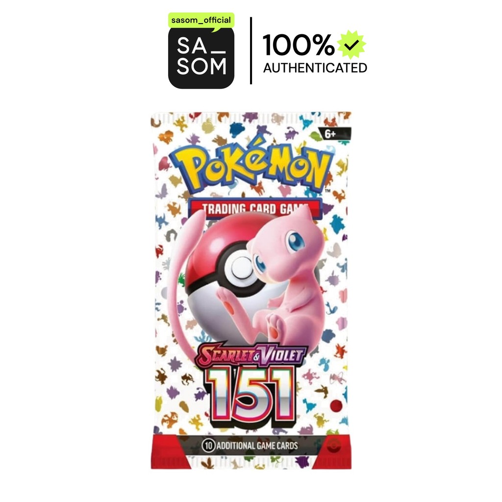 Pokemon Scarlet & Violet 151 Booster Pack (EN) | ของแท้ ตรวจสอบโดย SASOM