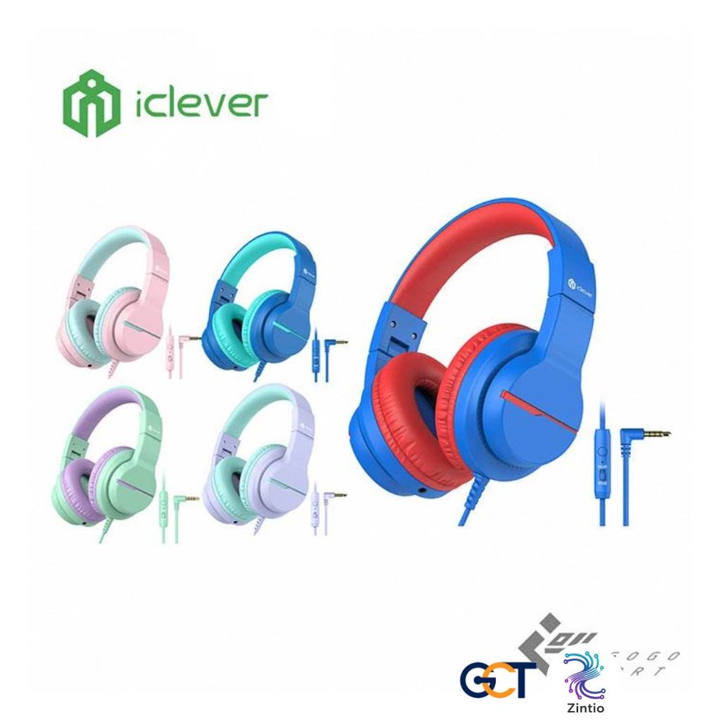ให้ลูกของคุณเพลิดเพลินกับเสียงเพลงและเรียนรู้อย่างปลอดภัย iClever HS19 Kid Foldable Kids Headphones 