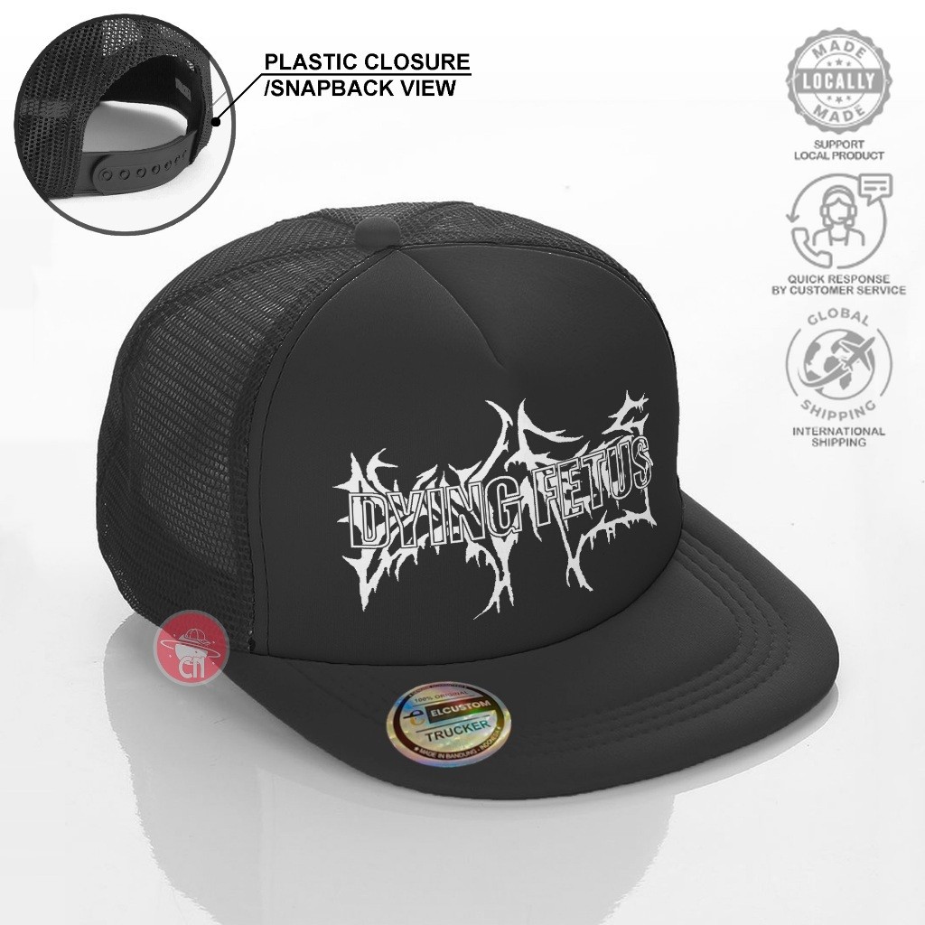 Dying Fetus - Death Metal Trucker / Baseball Hat / Unisex / Distro / Metal Band Music / STM