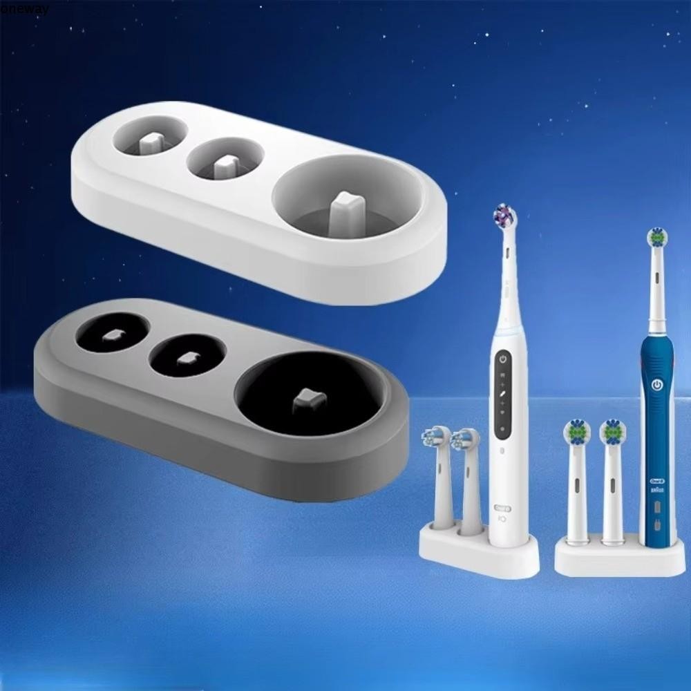 ฐานขาตั้งทดแทน ONEWAY, ที่วางแปรงสีฟันไฟฟ้าใช้งานง่ายที่ทนทาน, ชั้นวางหัวแปรงสีฟันประหยัดพื้นที่พลาส