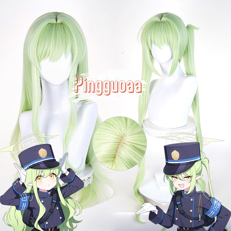 【Manmei】Blue Archive Tachibana Hikari/Tachibana Nozomi Cosplay Wig 80cm/100cm Long Heat Resistant Sy