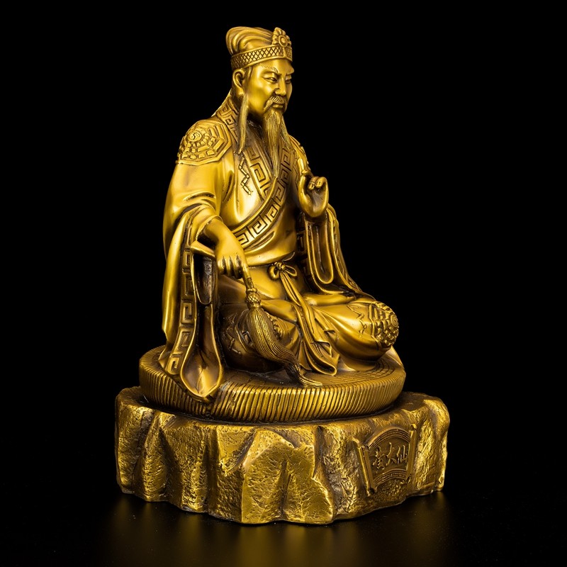 ทองแดง Yuange ทองแดง Wong Tai Sin เครื่องประดับทองแดง Red Pine Fairy Huang Chuping รูปปั้น Shop บ้าน