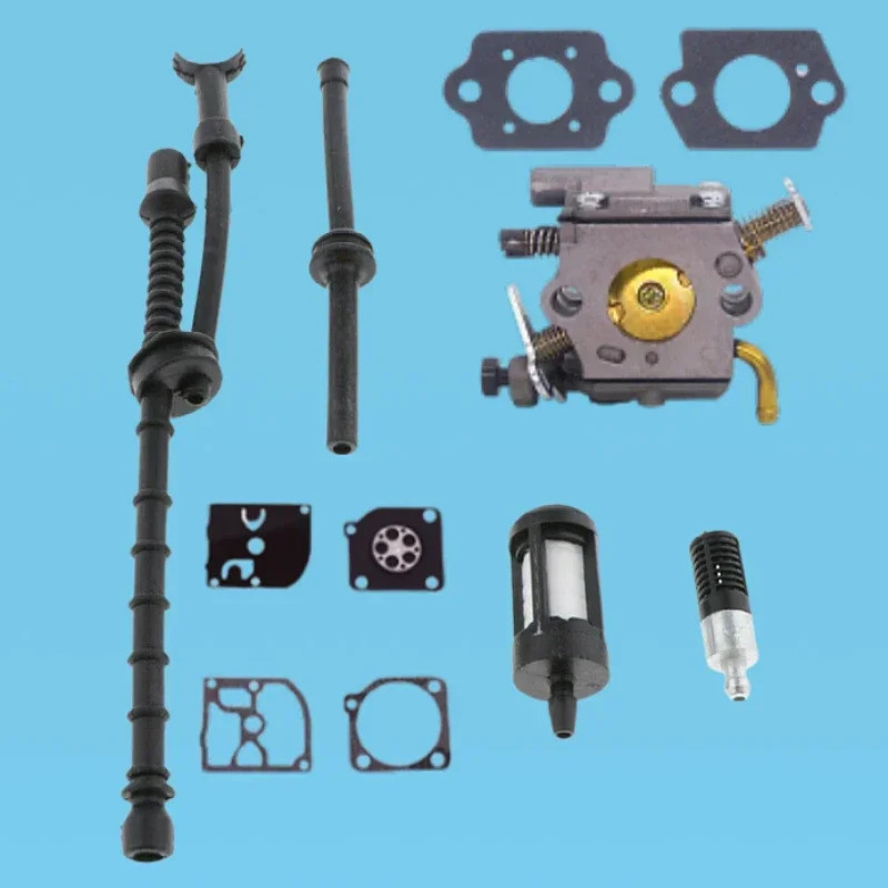 MS200T CARBURETOR Maintenance FUEL TANK PIPE น้ํามัน HOSE FILTER SERVICE KIT CARB GASKETS C1Q-S32 สํ