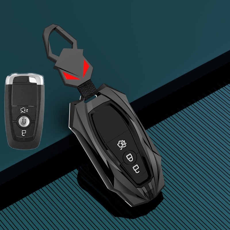 ฝาครอบกุญแจรถโลหะผสมสังกะสีฟอร์ดเหมาะสําหรับ Ranger XLS WT XLT Wildtrak 4x2 Raptor Fx 4 Max