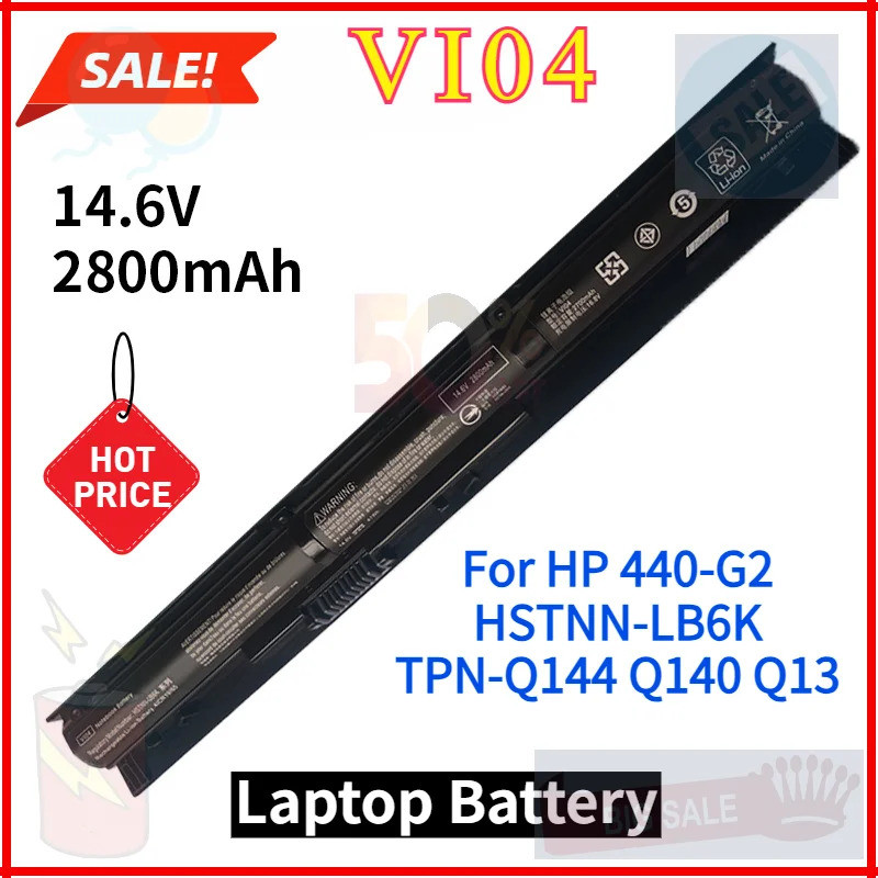 14.6V VI04 แบตเตอรี่แล็ปท็อปสําหรับ HP Pavilion 17 15 ENVY 15-K028TX K031TX K032TX HSTNN-DB6I HSTNN-