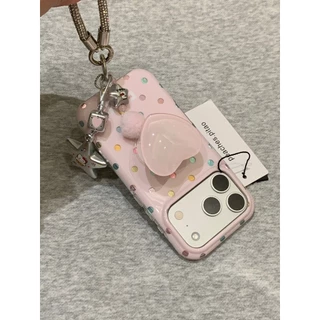รักลายจุดสีเหมาะสําหรับเคสโทรศัพท์มือถือ iPhone17, Apple 16promax ใหม่ 15pro ผู้หญิง 13 เคสป้องกัน 14 17promax 16pro 14promax 15promax
