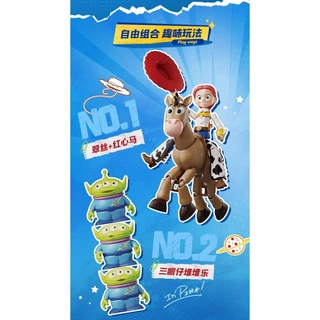 ★ MYTHBOX ★ ของแท้ blokees bruco TOY STORY Elite Edition Blind Box Assembly Blokees เรื่องของเล่นที่ซ่อนอยู่