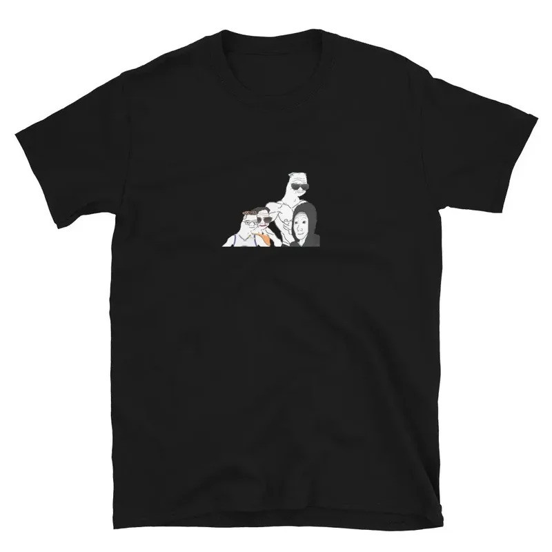 เสื้อยืด Wojak Zoomer Boomer Wine Aunt