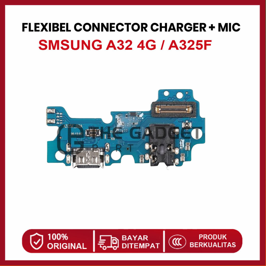 FLEXIBLE CONNECTOR CHARGER SMSUNG A32 4G / A325F CONNECTOR HANDSFREE + ไมค์