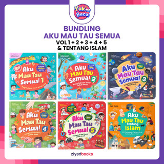 Ziyadbooks Official Buku Aku Mau Ingin Tahu Tau Semua Semuanya 1 2 3 4 Cerita Anak Bergambar TK SD