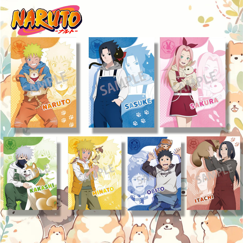 2026 สไตล์ใหม่ Shadow Ninja Youth และ Pet Series สินค้าโพลารอยด์ Photocard Naruto สองมิติ Sasuke Kakashi Itachi20260616