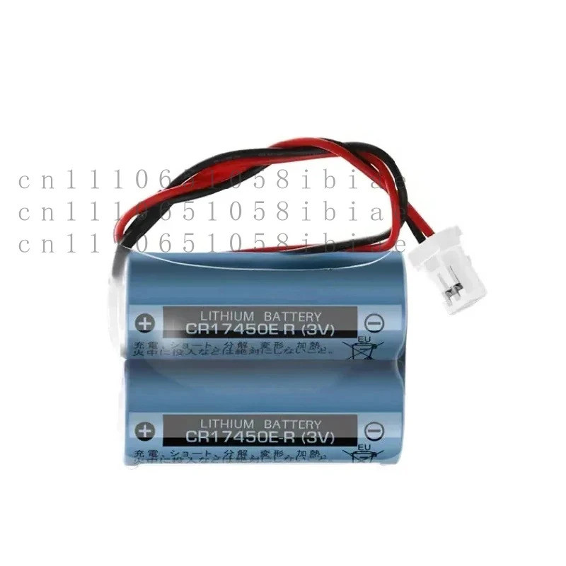 CR17450E-R-2-CN10 3V สําหรับ PLC อุตสาหกรรมควบคุมแบตเตอรี่ลิเธียม