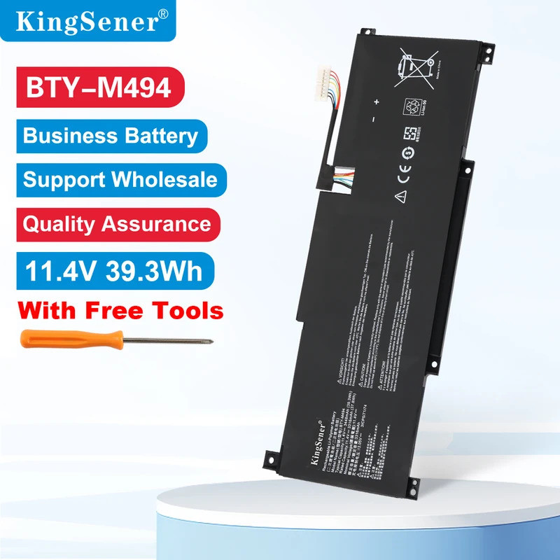 BTY-M494 แบตเตอรี่แล็ปท็อปสําหรับ MSI โมเดิร์น 15 H C13M B13M B12M โมเดิร์น 14 C11M C12M C12MO C7M C
