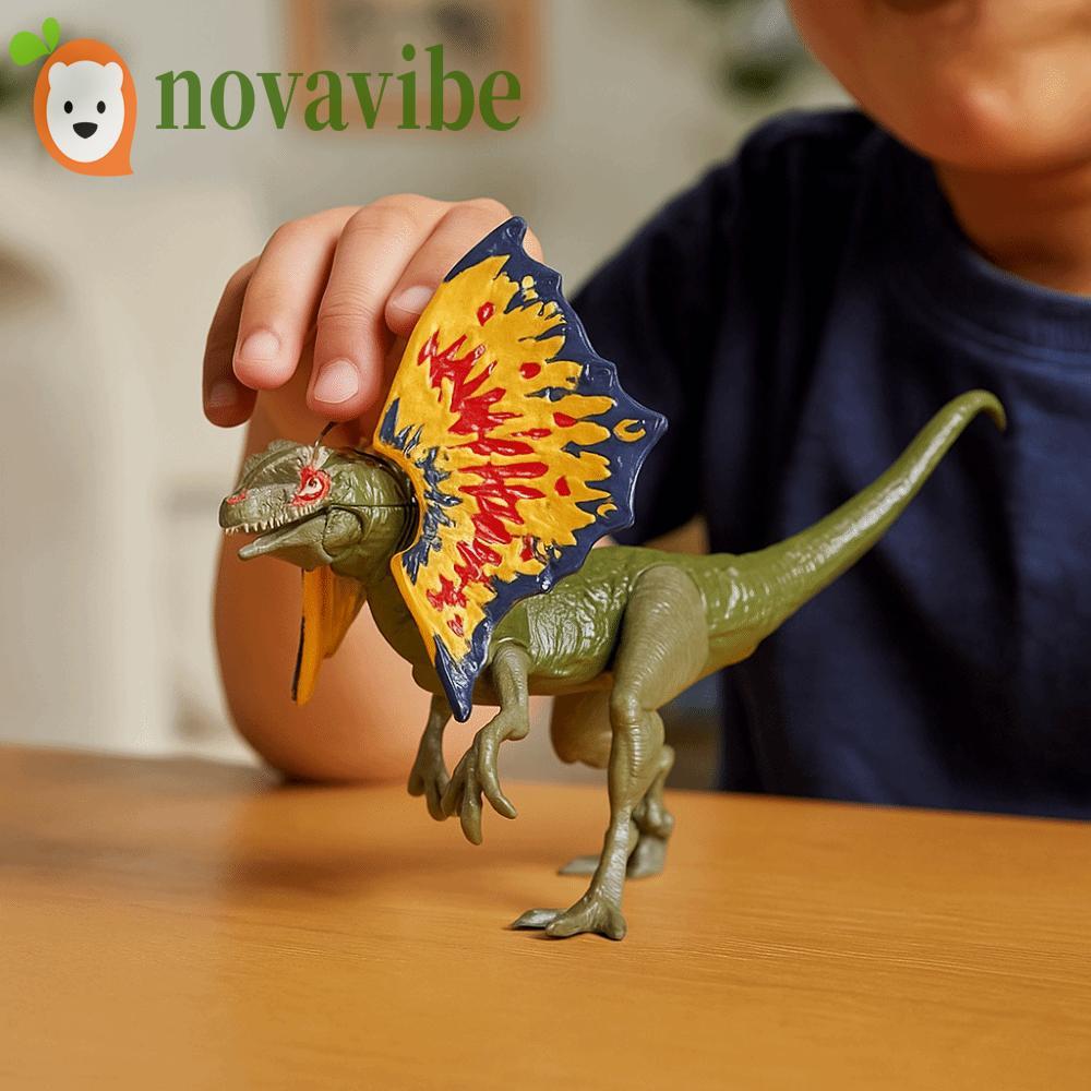 NOVAVIBE ไดโนเสาร์ที่สมจริงของเล่น,ข้อต่อพลาสติกที่สามารถเคลื่อนย้ายจําลองไดโนเสาร์แอ็คชั่น,สัตว์รูปสะสม Handmad Jurassic ไดโนเสาร์ Miniatures ตุ๊กตา