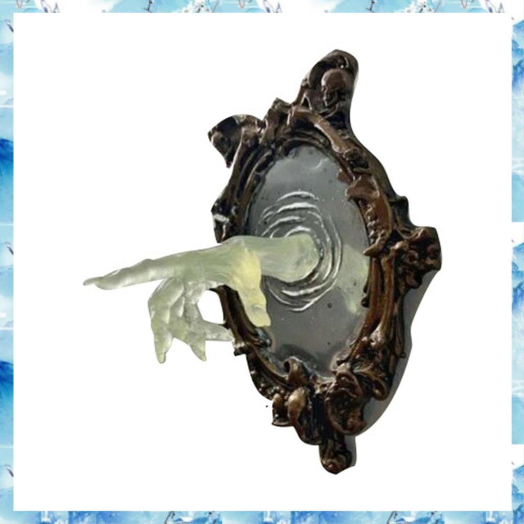 [ ] Mirror Ghost Wall Sculpture Spectrum Hand Ghost in the Mirror Wall Plaque Wall Plaque Decorative