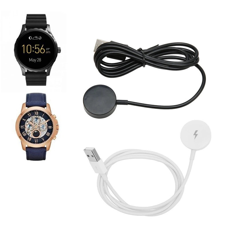 Magnetic Smart Watch Charger สาย USB Dock Stand สําหรับ Fossil Gen 2 3 Smartwatch Fast Charging Univ