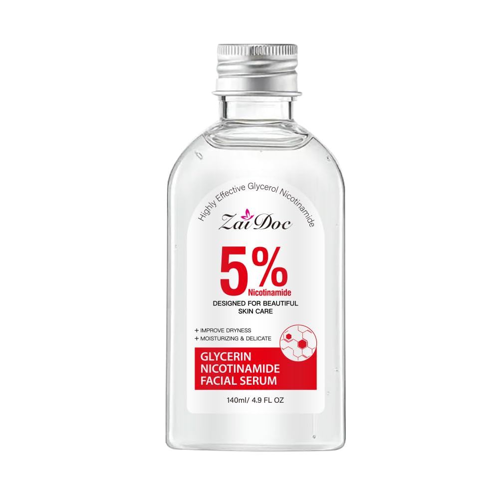 5% Glycerin Face Serum with Niacinamide & Hyaluronic Acid, Daily Moisturizing Serum for Skin Texture