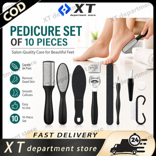 XT COD Pedicure Knife Set Foot Care Set  Portable Foot File Pedicure Tools Callus Remover