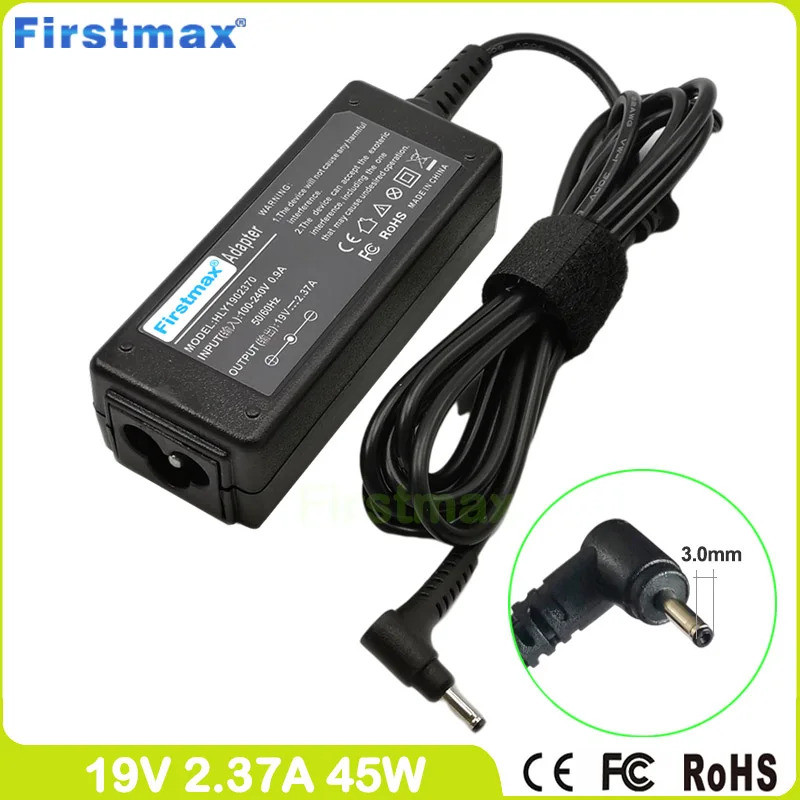 19V 2.37A 45W แล็ปท็อป ac อะแดปเตอร์สําหรับ Acer Swift 3 SF314-42 SF314-54 SF314-55 SF314-56 SF314-5