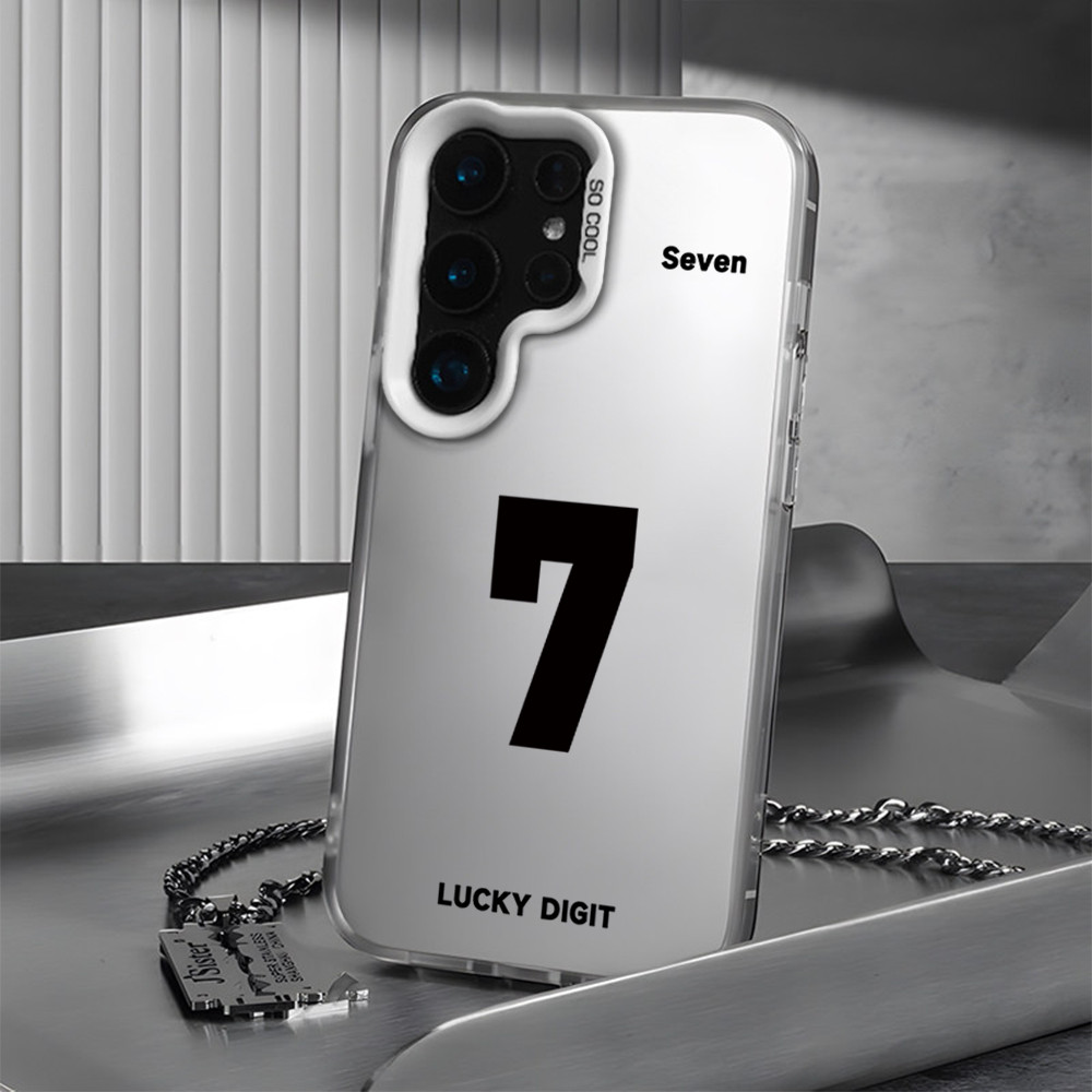 เคสลายเลขเจ็ดสตรีทแฟชั่น เคสซัมซุง สำหรับ Samsung A55,S23Ultra、S21、A15 5G、S24+、A35、A25、S22