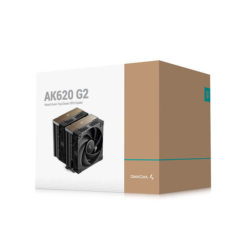 Kyushu Fengshen AK620 G2 Black King Kong สมาร์ทจอแสดงผลดิจิตอล CPU หม้อน้ําระบายความร้อนด้วยอากาศลาย