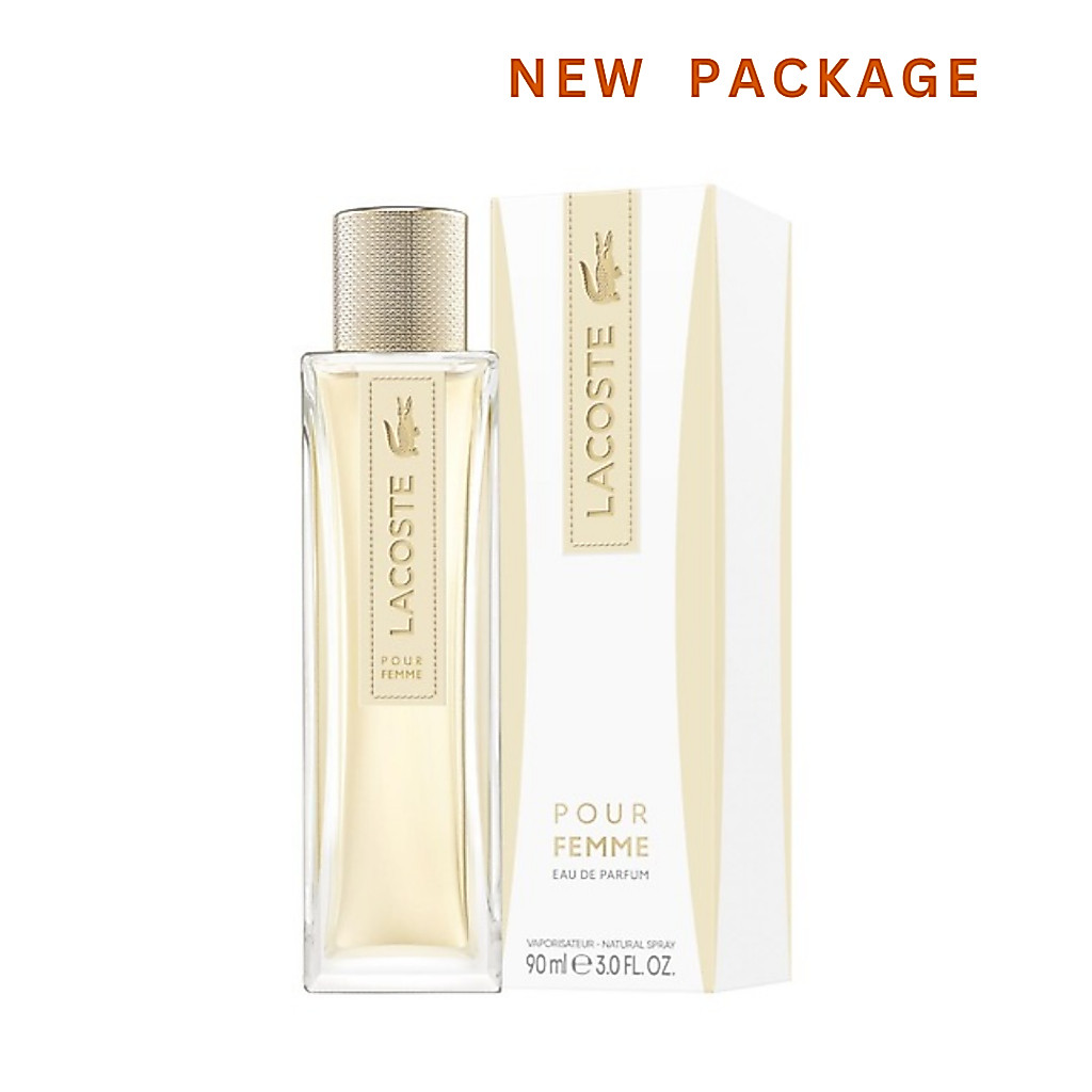 (New Package)  Lacoste Pour Femme EDP 90 ml กล่องซีล