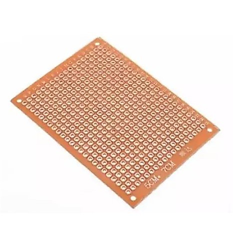 Donut Board / PCB Board / Veroboard Single Sided Strip Board - Brown Donut Board - 5cm*7cm 7cm*9cm 9cm*15cm