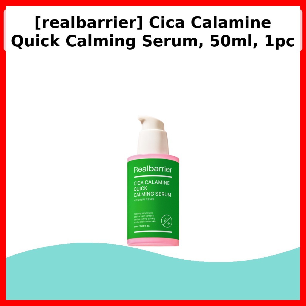 [realbarrier] Cica Calamine Quick Calming Serum, 50ml, 1pc / Korean Cica Serum / Quick Relief by Seo