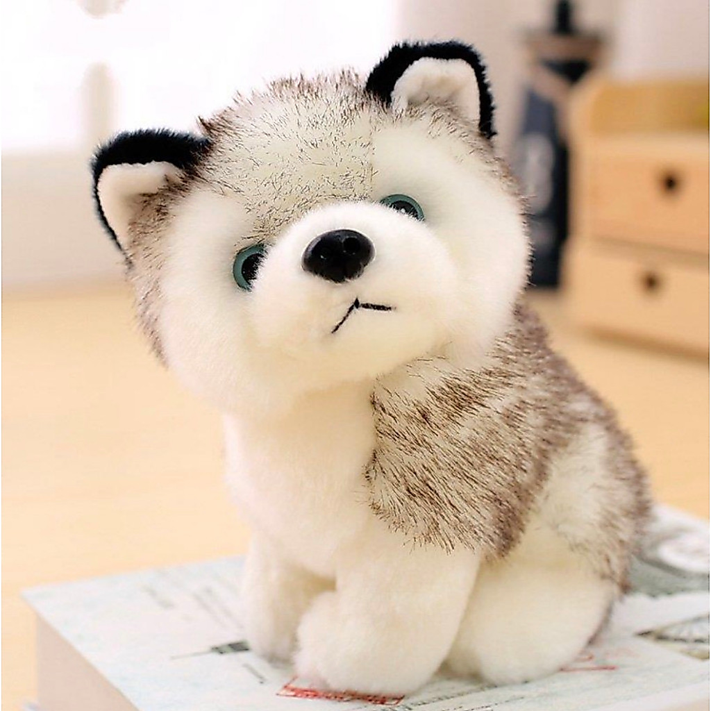 ตุ๊กตาน้องหมาไซบีเรียน ฮัสกี้ สุดน่ารัก