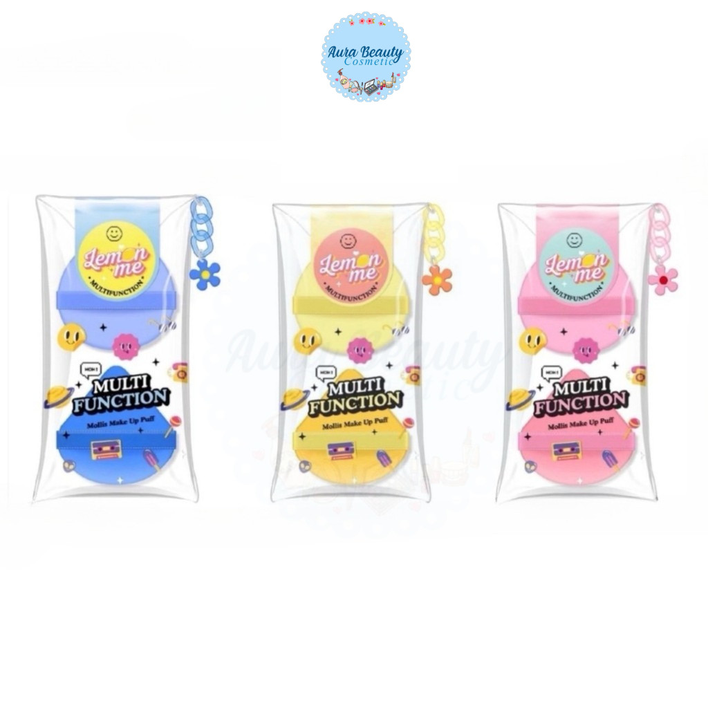 🍋LEMON ME🍋 Make Up Puff Lm1006 (2pcs/pack) พัฟแต่งหน้า