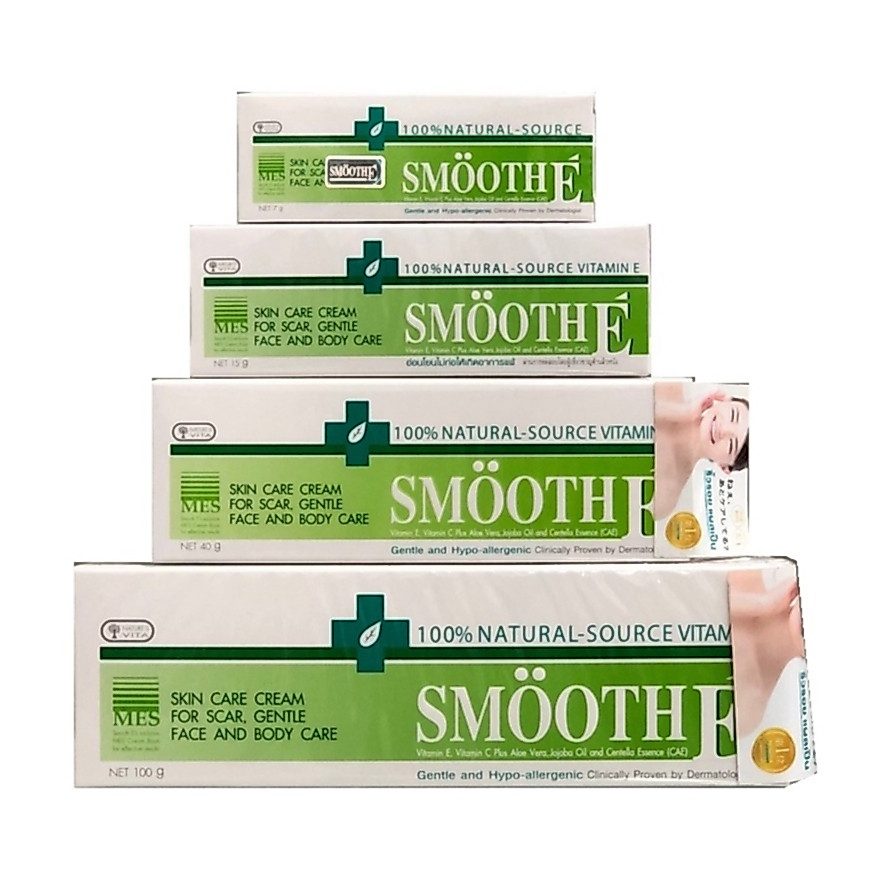 Smooth E Cream  สมูทอี ครีม ครีมดูแลลดริ้วรอย รอยแผลเป็น จุดด่างดำ