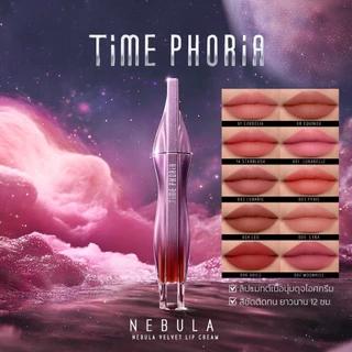TIMEPHORIA Nebula Velvet Lip Cream ลิปศรีจันทร์ ลิปแมตต์เนื้อนุ่มดุจกำมะหยี่ เกลี่ยง่าย ไม่ตกร่อง