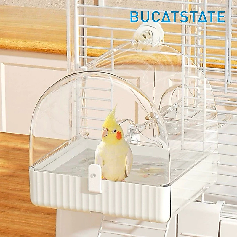 [Bucatstate] ห้องน้ำนก ห้องน้ำติดกรง ถ้วยอาหารนก รังนก