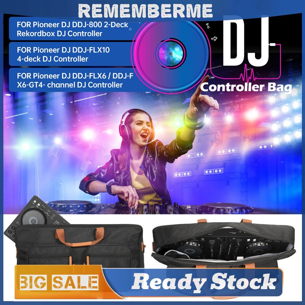 แบบพกพาป้องกันกรณีกระเป๋าถือ Scratch-proof ขนาดใหญ่ความจุสําหรับ Pioneer DJ DDJ-800 DDJ-FLX104 FLX6