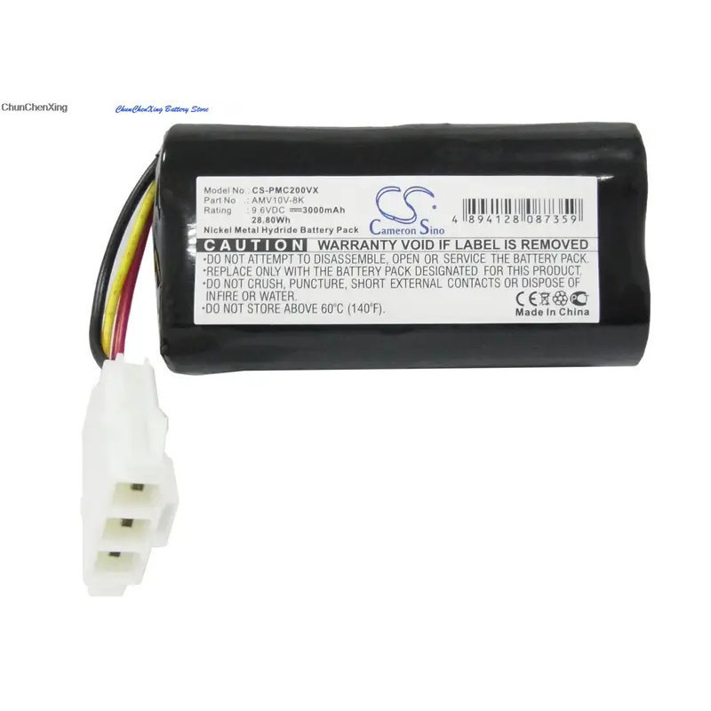 Cameron Sino 3000mAh แบตเตอรี่ AMV10V-8K สําหรับ Panasonic MC B 20 J, MC-B10P, MC-B20JP