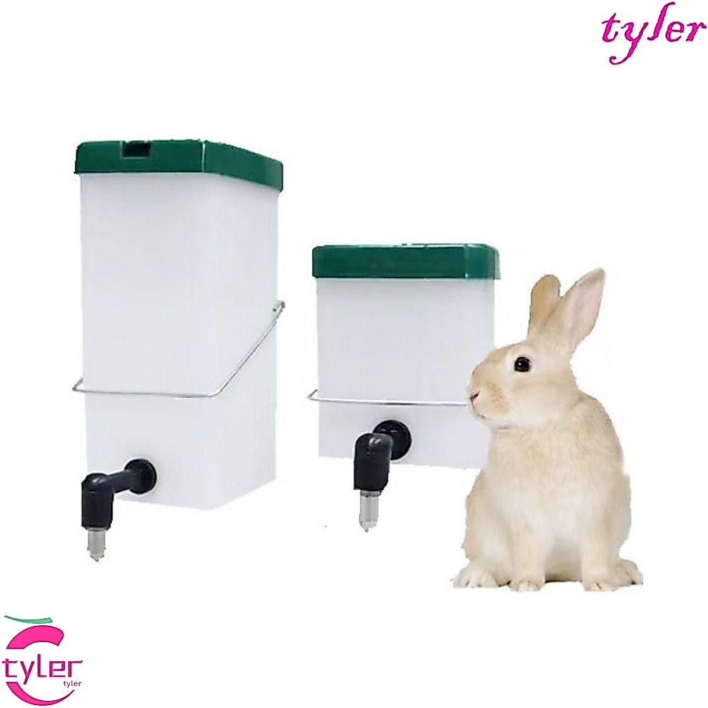 TYLER เครื่องจ่ายน้ํากระต่าย, ที่ถอดออกได้ 1L/500ML สัตว์เลี้ยงแขวน Feeder, ขวดน้ํากระต่ายพลาสติกอัตโนมัติน้ําพุสําหรับกรงสัตว์เลี้ยง