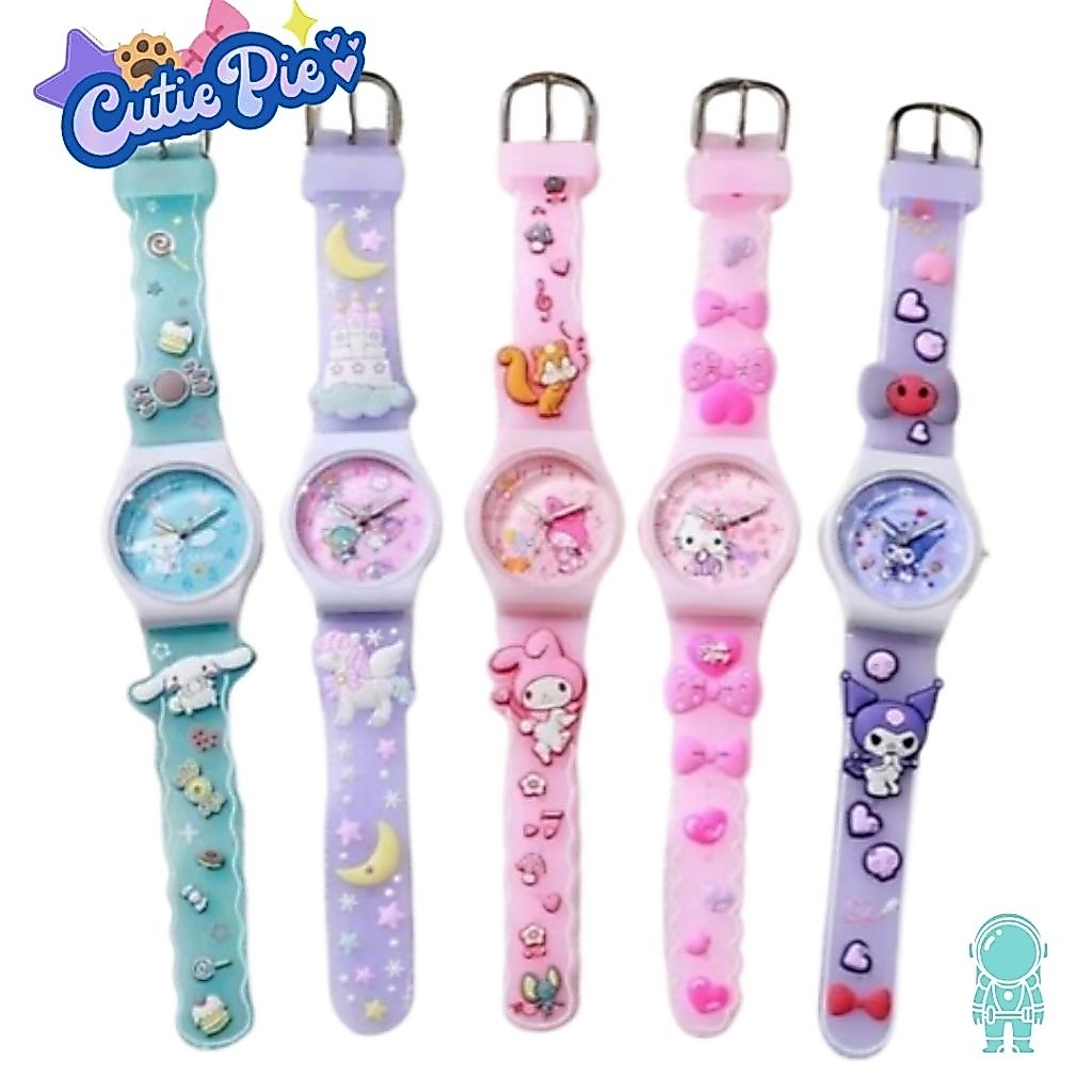 [ Sanrio ] นาฬิกาข้อมือ ซิลิโคน คุโรมิ มายเมโลดี้ ซินามอโรล สีสดใส สุดน่ารัก สำหรับเด็กและวัยรุ่น