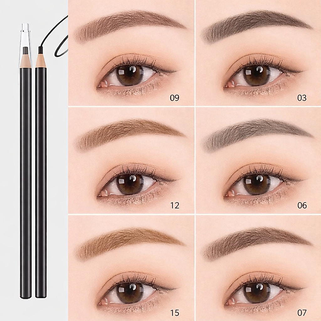 PENCIL EYEB ดินสอเขียนคิ้ว แบบดึงเชือก ใช้งานง่าย ไม่ต้องเหลา เนื้อนุ่ม เขียนคมชัด ติดทนทั้งวัน ให้ลุคสวยเป็นธรรมชาติ