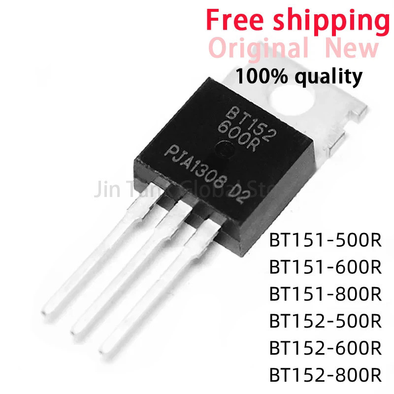 5 ชิ้น BT151-500R BT151-600R BT151-800R BT152-500R BT152-600R BT152-800R BT151 BT152 TO-220 IC ในสต็